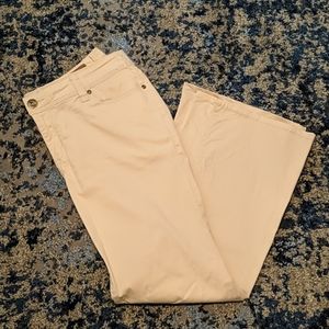Beige Glo flare pants
